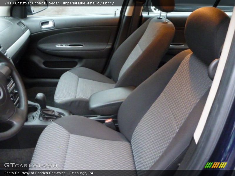Front Seat of 2010 Cobalt LT Sedan