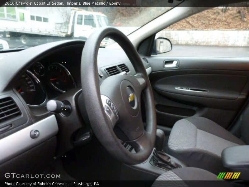 Imperial Blue Metallic / Ebony 2010 Chevrolet Cobalt LT Sedan