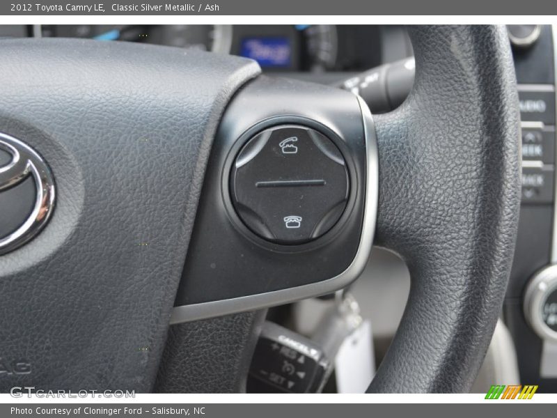 Controls of 2012 Camry LE
