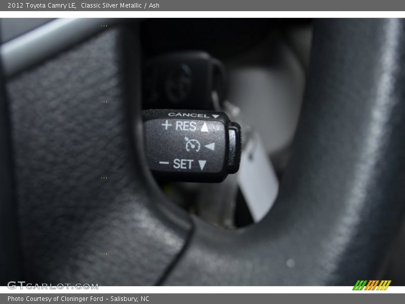Controls of 2012 Camry LE