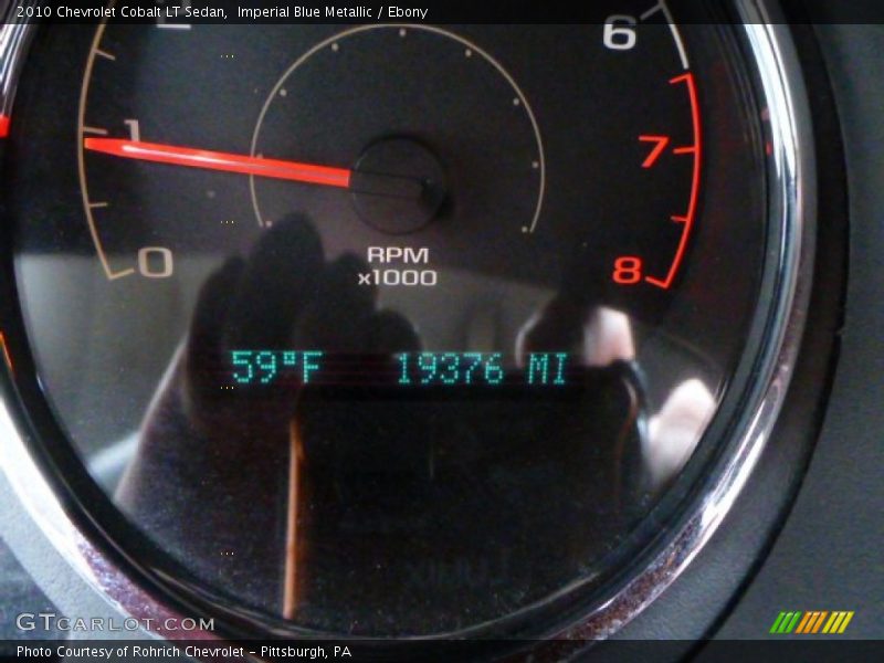Imperial Blue Metallic / Ebony 2010 Chevrolet Cobalt LT Sedan