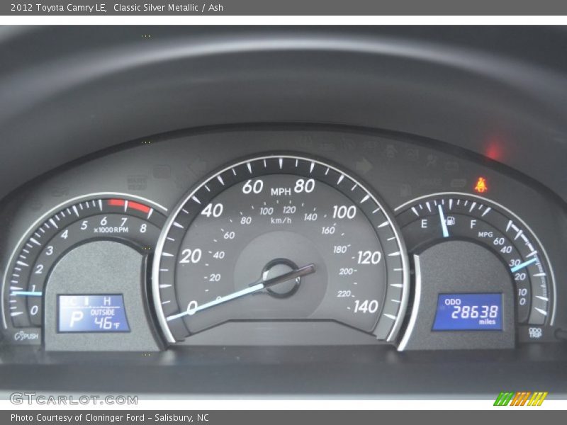  2012 Camry LE LE Gauges