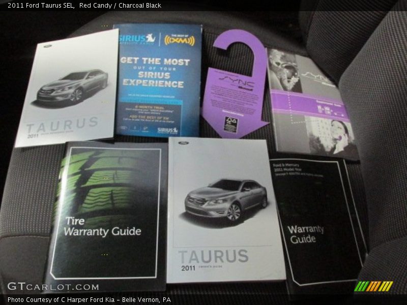 Red Candy / Charcoal Black 2011 Ford Taurus SEL
