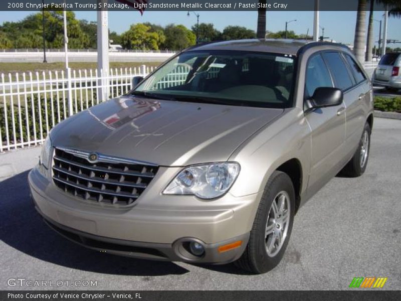 Light Sandstone Metallic Clearcoat / Pastel Slate Gray 2008 Chrysler Pacifica Touring S Package