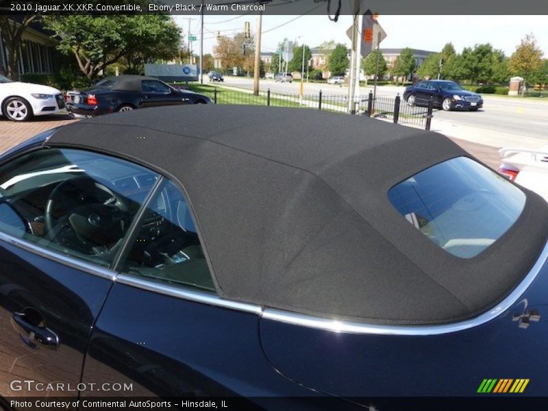 Ebony Black / Warm Charcoal 2010 Jaguar XK XKR Convertible