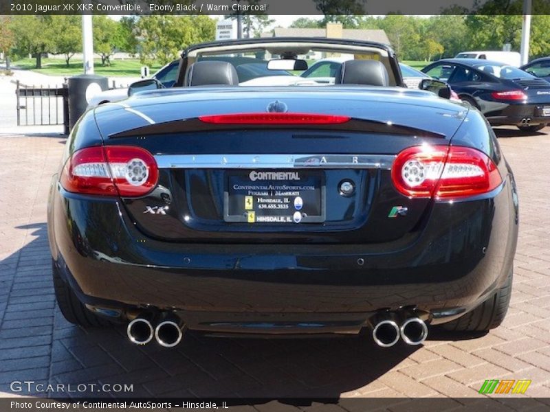 Ebony Black / Warm Charcoal 2010 Jaguar XK XKR Convertible