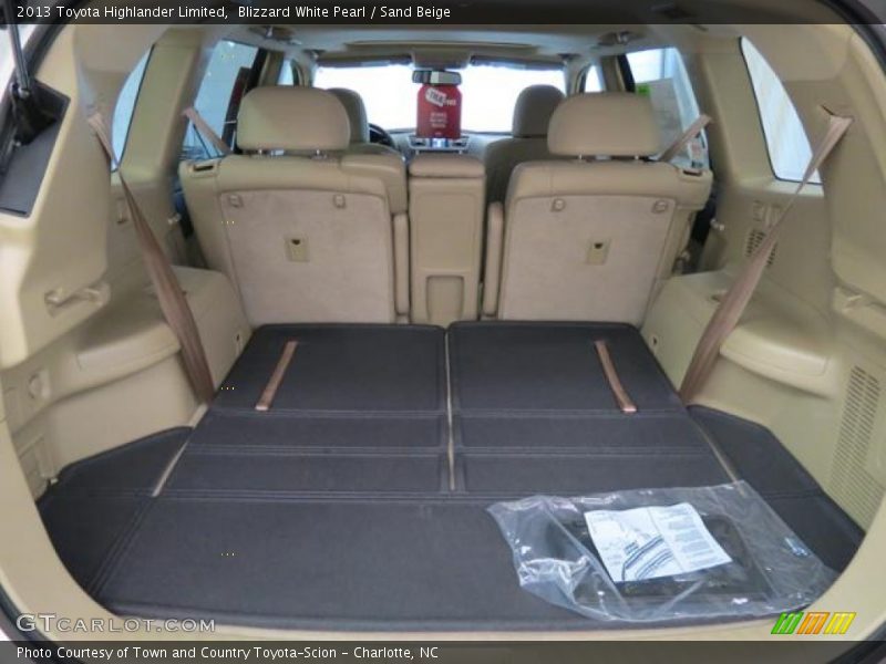 Blizzard White Pearl / Sand Beige 2013 Toyota Highlander Limited
