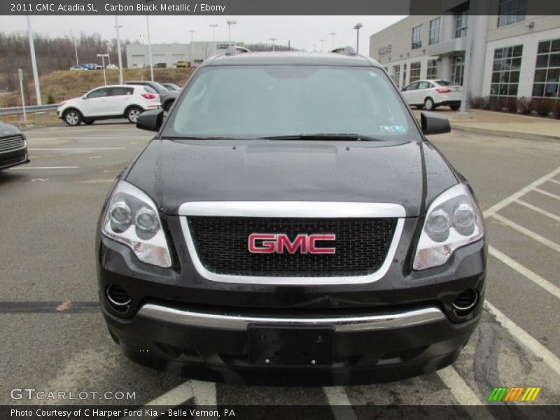 Carbon Black Metallic / Ebony 2011 GMC Acadia SL