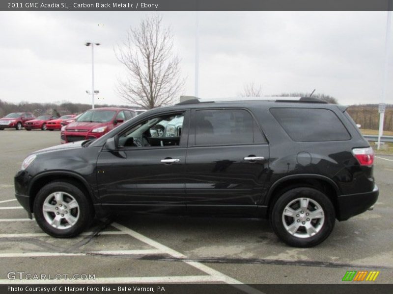 Carbon Black Metallic / Ebony 2011 GMC Acadia SL