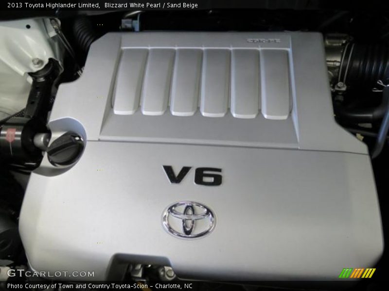 Blizzard White Pearl / Sand Beige 2013 Toyota Highlander Limited