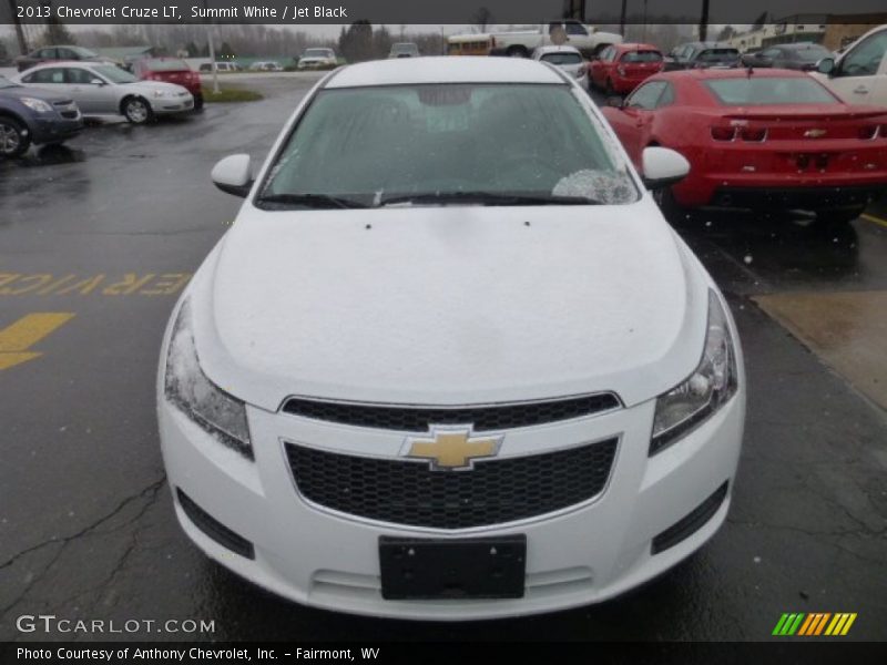 Summit White / Jet Black 2013 Chevrolet Cruze LT