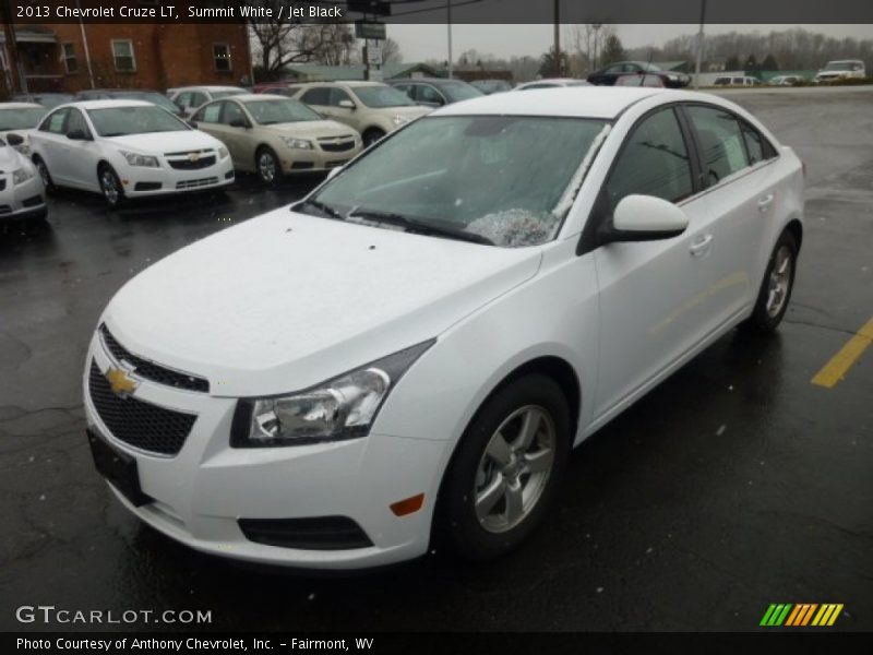 Summit White / Jet Black 2013 Chevrolet Cruze LT
