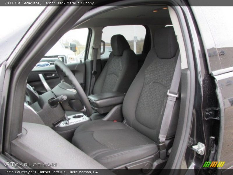 Carbon Black Metallic / Ebony 2011 GMC Acadia SL