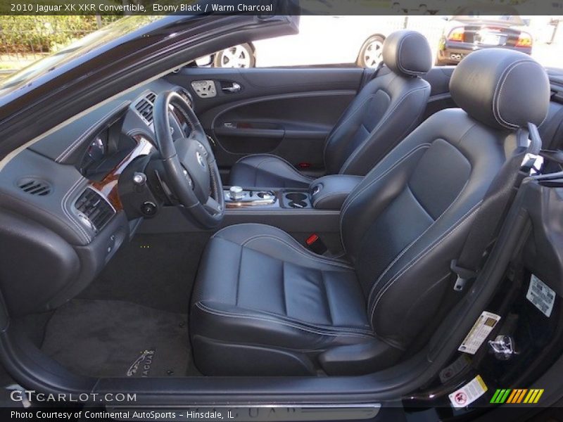  2010 XK XKR Convertible Warm Charcoal Interior