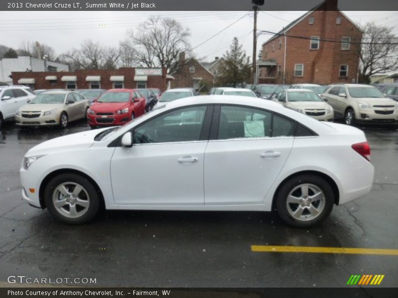 Summit White / Jet Black 2013 Chevrolet Cruze LT