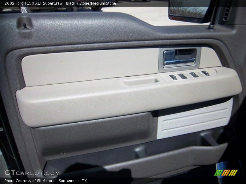 Black / Stone/Medium Stone 2009 Ford F150 XLT SuperCrew