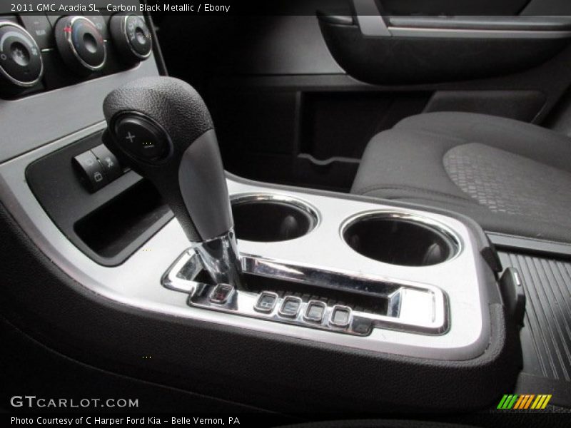 Carbon Black Metallic / Ebony 2011 GMC Acadia SL