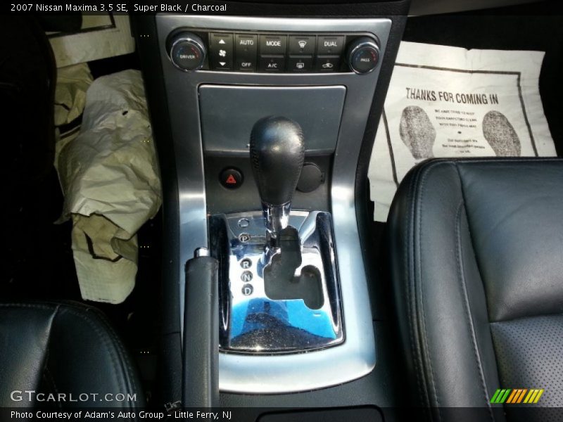 Super Black / Charcoal 2007 Nissan Maxima 3.5 SE