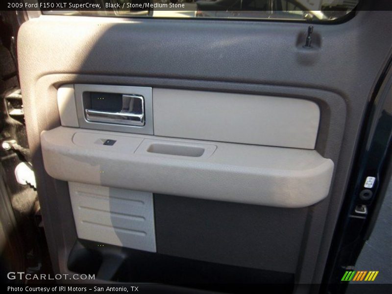 Black / Stone/Medium Stone 2009 Ford F150 XLT SuperCrew
