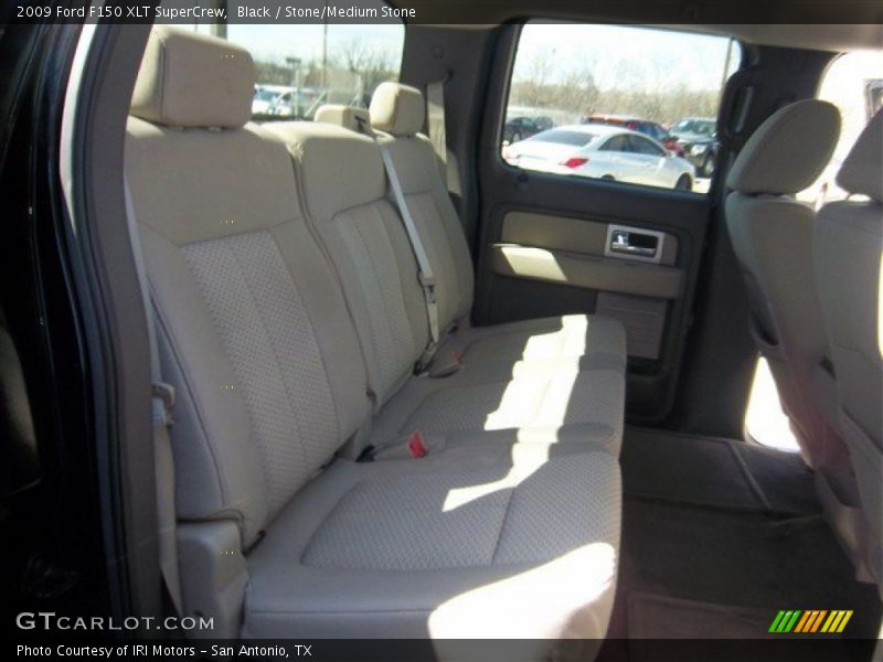 Black / Stone/Medium Stone 2009 Ford F150 XLT SuperCrew