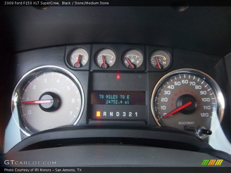 Black / Stone/Medium Stone 2009 Ford F150 XLT SuperCrew