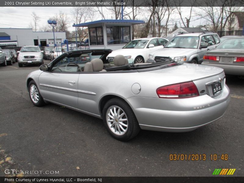 Bright Silver Metallic / Taupe 2001 Chrysler Sebring LXi Convertible