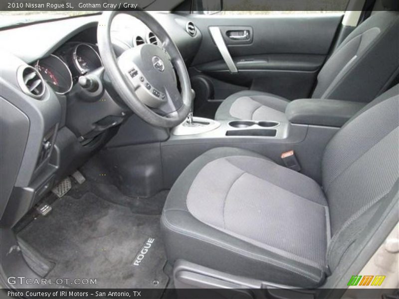  2010 Rogue SL Gray Interior