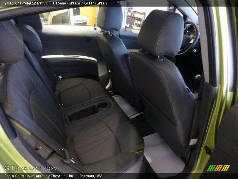 Jalapeno (Green) / Green/Green 2013 Chevrolet Spark LT