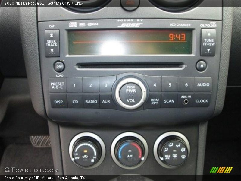 Audio System of 2010 Rogue SL