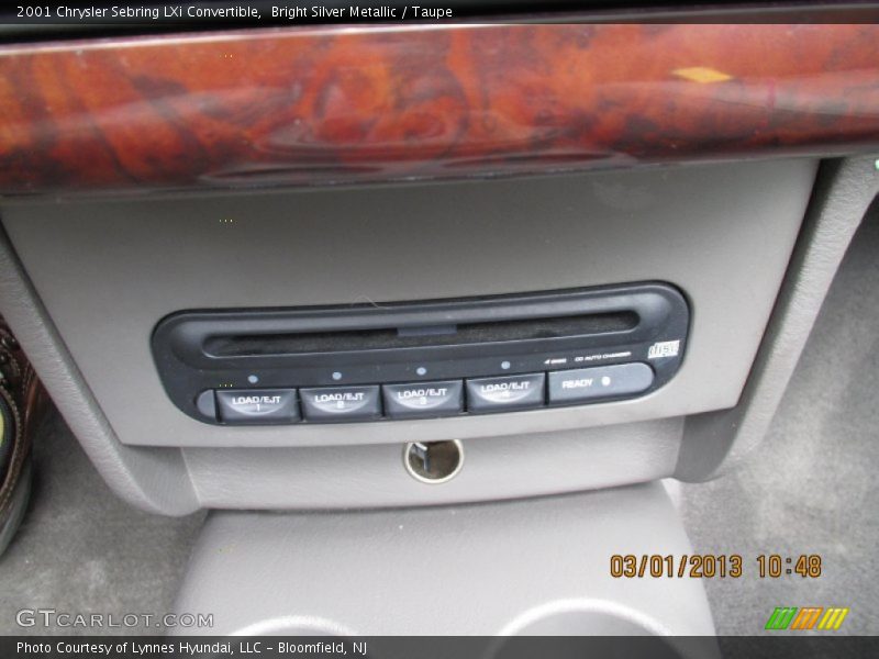 Bright Silver Metallic / Taupe 2001 Chrysler Sebring LXi Convertible