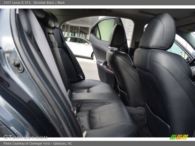 Obsidian Black / Black 2007 Lexus IS 350
