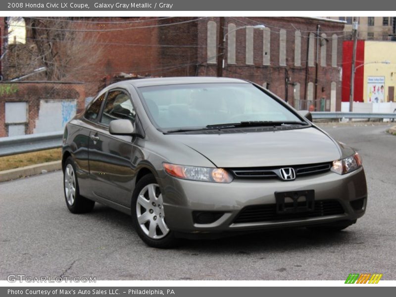 Front 3/4 View of 2008 Civic LX Coupe