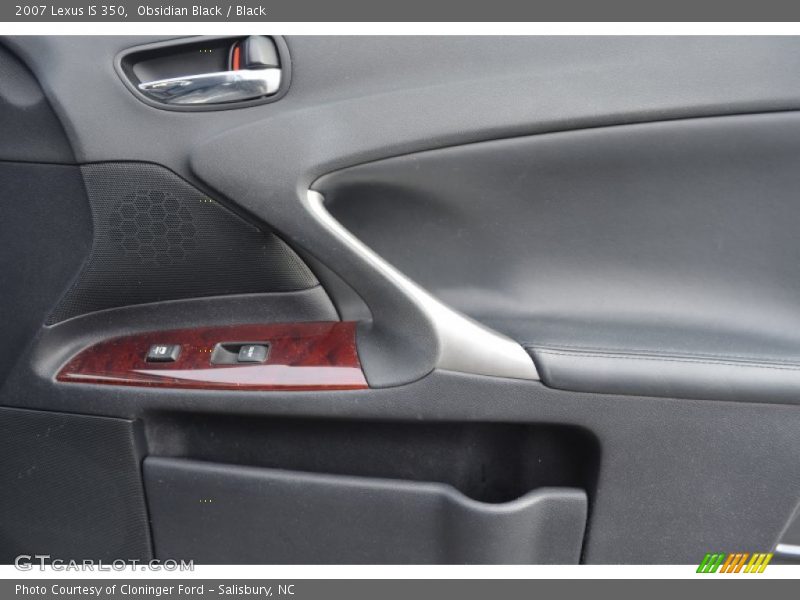 Obsidian Black / Black 2007 Lexus IS 350