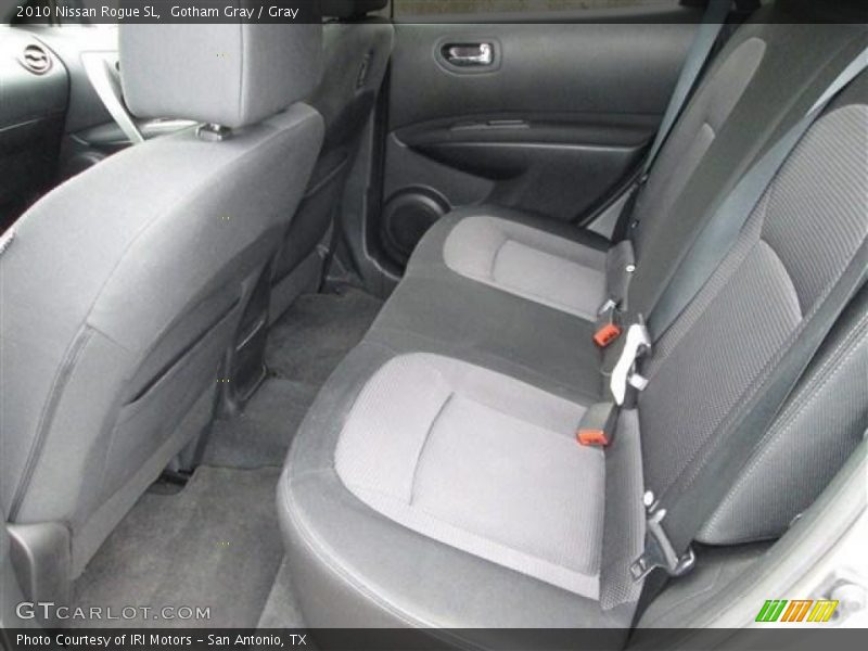 Rear Seat of 2010 Rogue SL