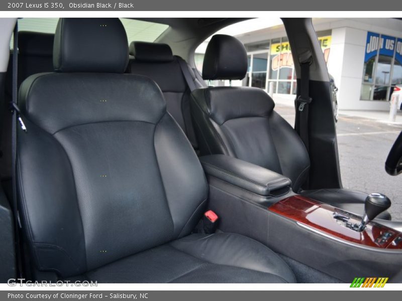 Obsidian Black / Black 2007 Lexus IS 350