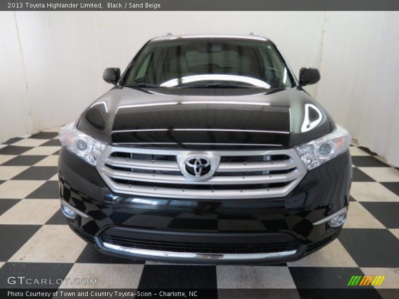 Black / Sand Beige 2013 Toyota Highlander Limited