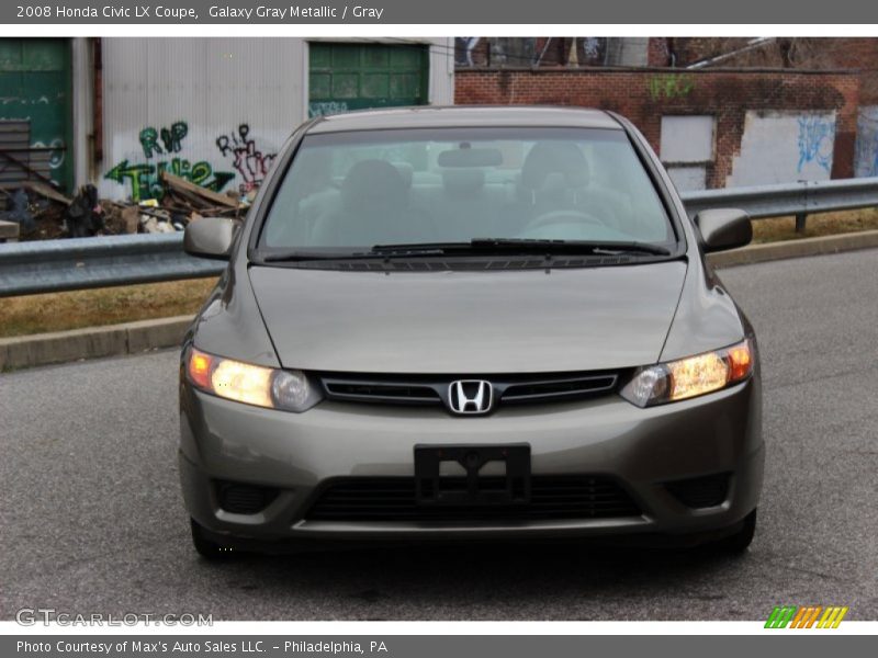 Galaxy Gray Metallic / Gray 2008 Honda Civic LX Coupe