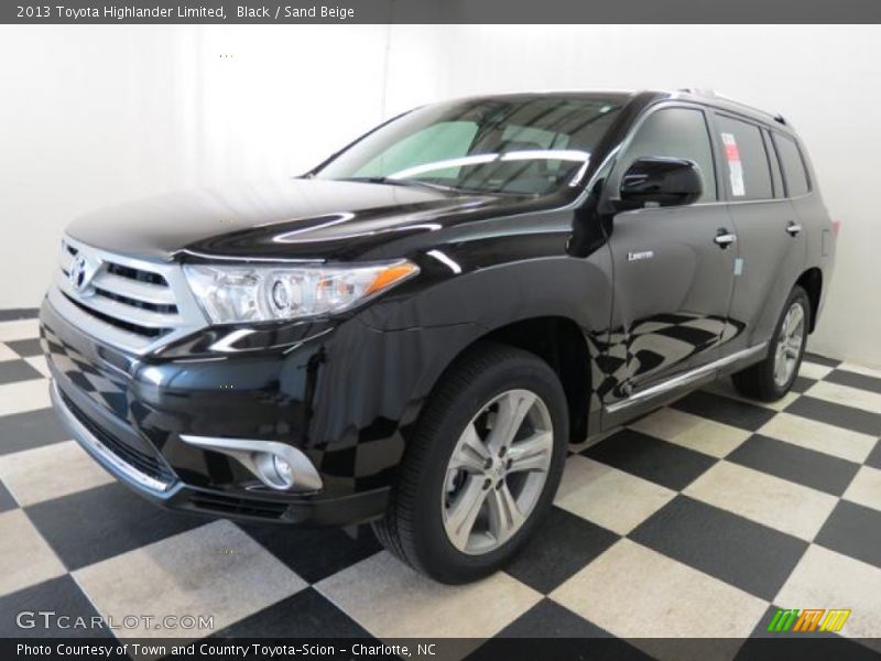 Black / Sand Beige 2013 Toyota Highlander Limited