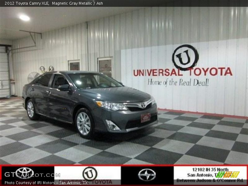 Magnetic Gray Metallic / Ash 2012 Toyota Camry XLE