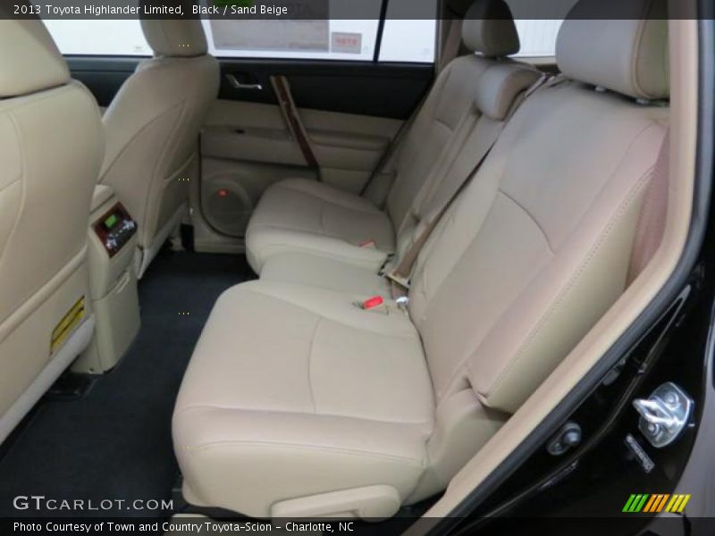Black / Sand Beige 2013 Toyota Highlander Limited