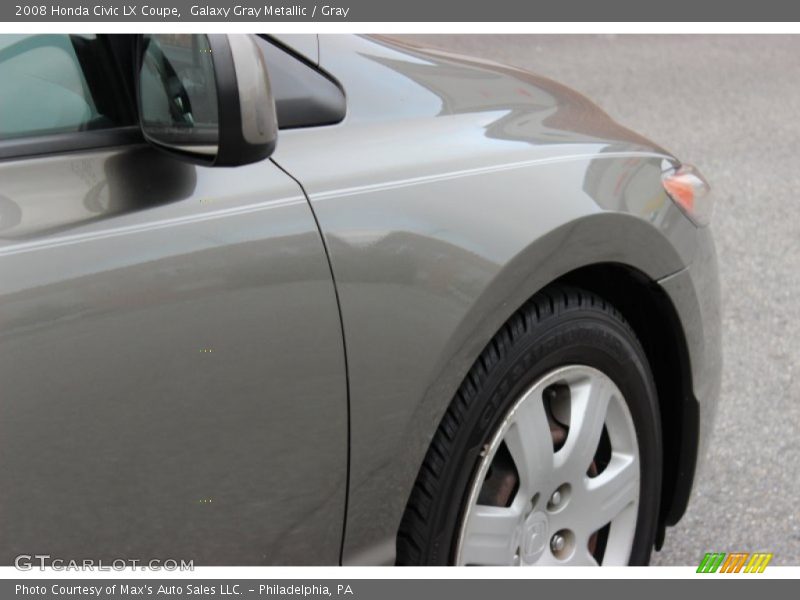 Galaxy Gray Metallic / Gray 2008 Honda Civic LX Coupe