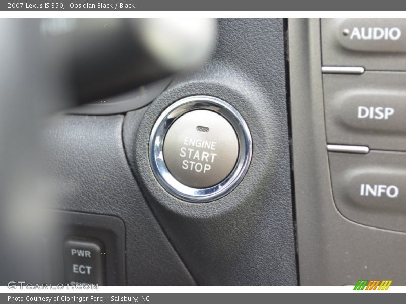 Obsidian Black / Black 2007 Lexus IS 350