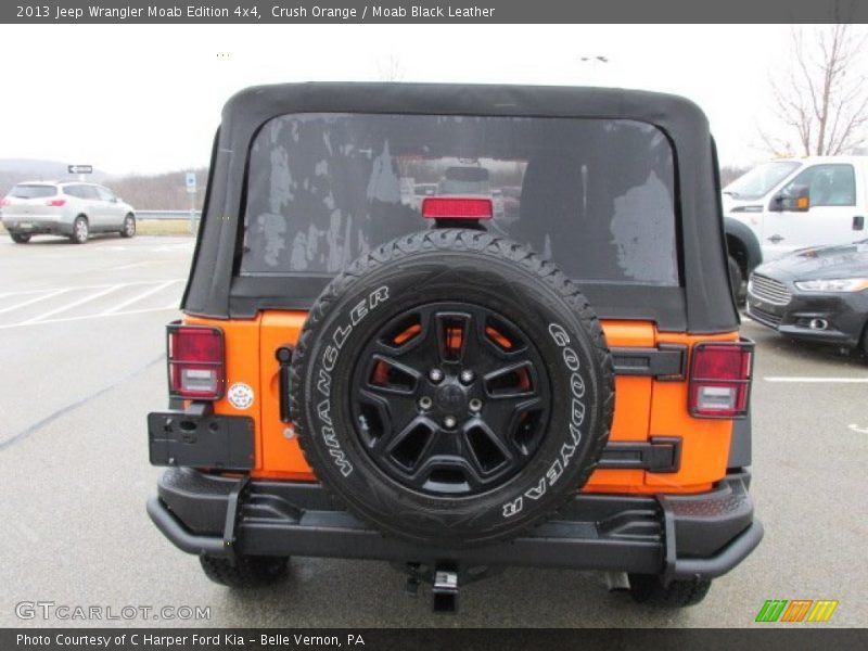 Crush Orange / Moab Black Leather 2013 Jeep Wrangler Moab Edition 4x4