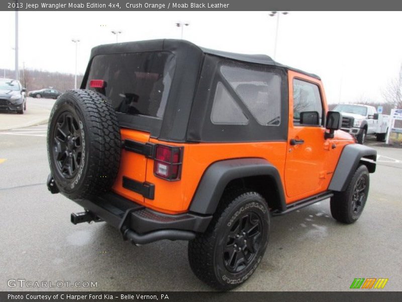 Crush Orange / Moab Black Leather 2013 Jeep Wrangler Moab Edition 4x4