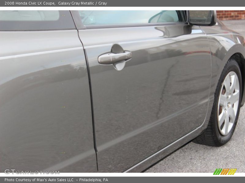 Galaxy Gray Metallic / Gray 2008 Honda Civic LX Coupe