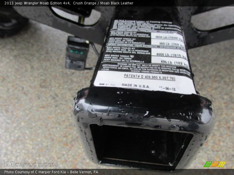 Trailer Hitch - 2013 Jeep Wrangler Moab Edition 4x4