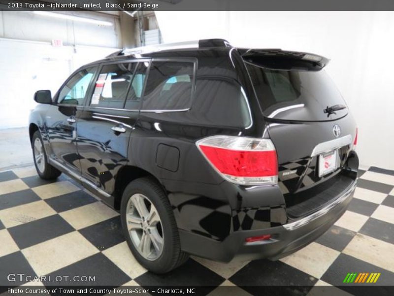 Black / Sand Beige 2013 Toyota Highlander Limited
