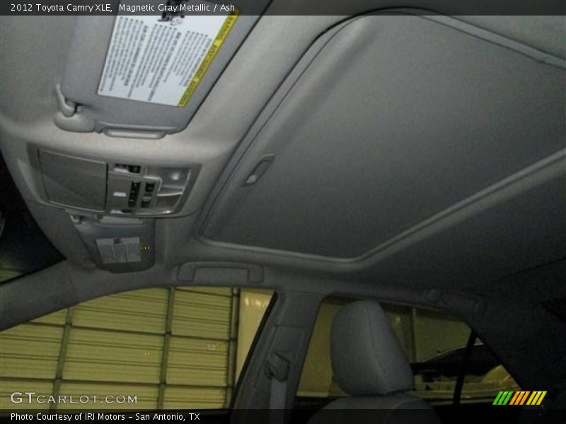 Magnetic Gray Metallic / Ash 2012 Toyota Camry XLE