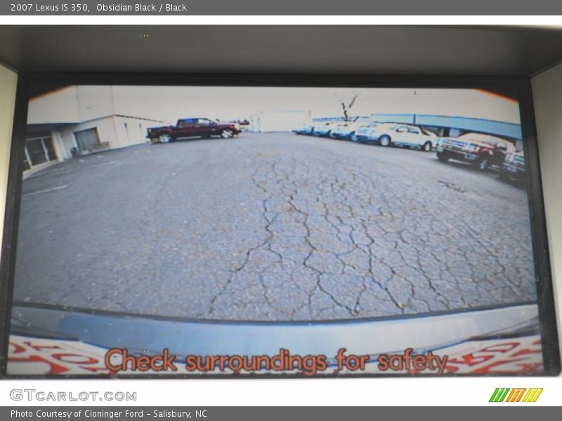 Obsidian Black / Black 2007 Lexus IS 350