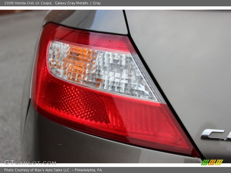 Galaxy Gray Metallic / Gray 2008 Honda Civic LX Coupe
